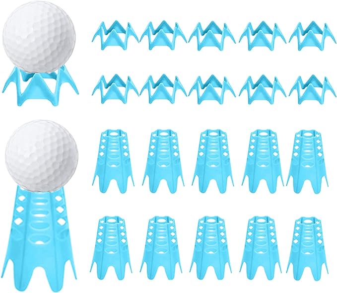 Plastic Golf Tees, Golf Simulator Tees for Home, Outdoor Indoor Golf Tees Simulator Practice Training, Golf Mat Tees for Winter Turf and Driving Range