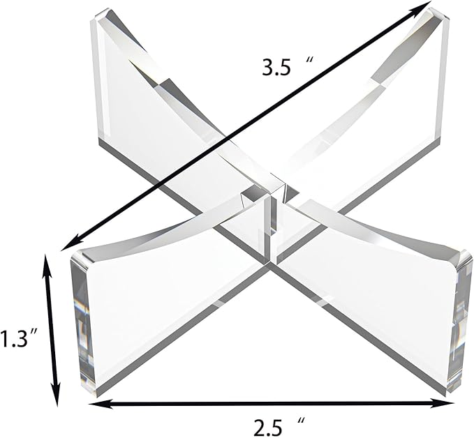 Acrylic Ball Holder 3-Pack, Small Size for Baseball, Softball & Golf Ball; Medium & Large Size for Basketball, Soccer, Volleyball; Horizontal Size for Rugby and Football