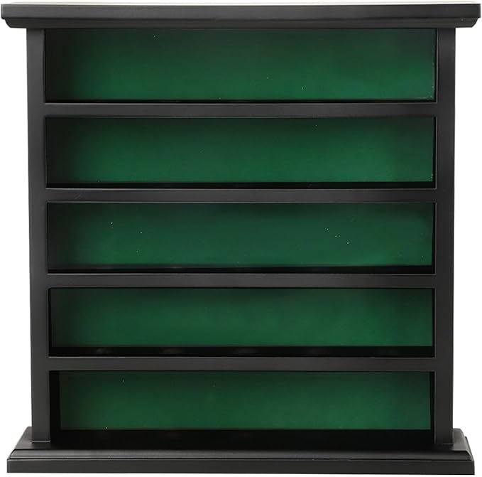 KCRasan Golf Ball Display Case - Wall Mounted Holder with Glass Door, Ideal Gift for Golf Enthusiasts