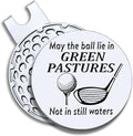 Men Golf Ball Marker with Magnetic Hat Clip, Funny Golf Accessories Gifts for Men, Novelty Birthday Gifts for Male Golfer Fan