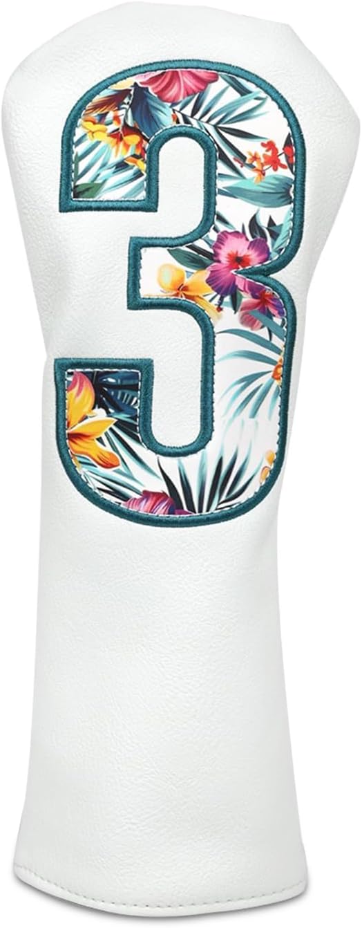 Syren Tropics Club Head Cover - Premium Golf Club Protector - Headcover for Odyssey | Essential Golf Accessories for Men with Premium Club Protection | Funny Golf Accessories for Men (for-Fairway)