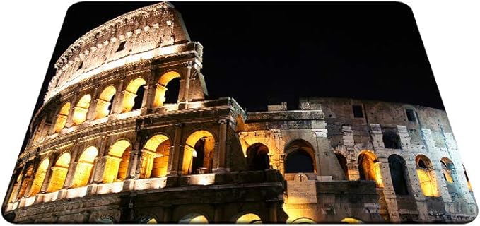 Colosseum Gaming Mousepad Colosseum Rome Theme Mouse Pad Mouse Mat for Computer Desk Laptop Office 9.5 X 7.9 Inch Non-Slip Rubber