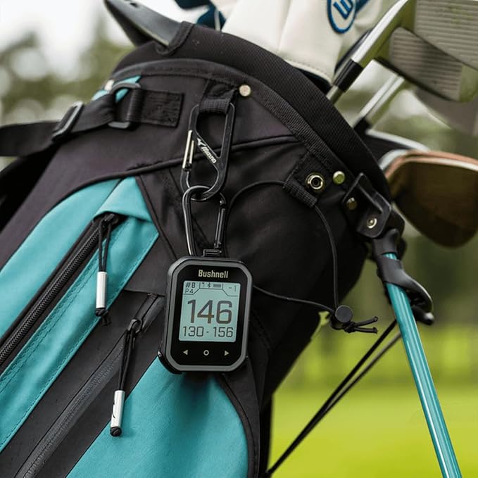Bushnell Golf Phantom 3 Slope GPS Handlheld (Green) | 38,000+ Courses, Slope Compensation, Hazard Info, Distance Calculator, Scorekeeping, Magnet Mount, Touchscreen | Signature Series Golf Towel