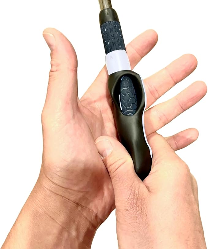 Left or Right Handed Golf Grip Trainer - Golf Swing Aid Club Attachment to Correct Hand Placement