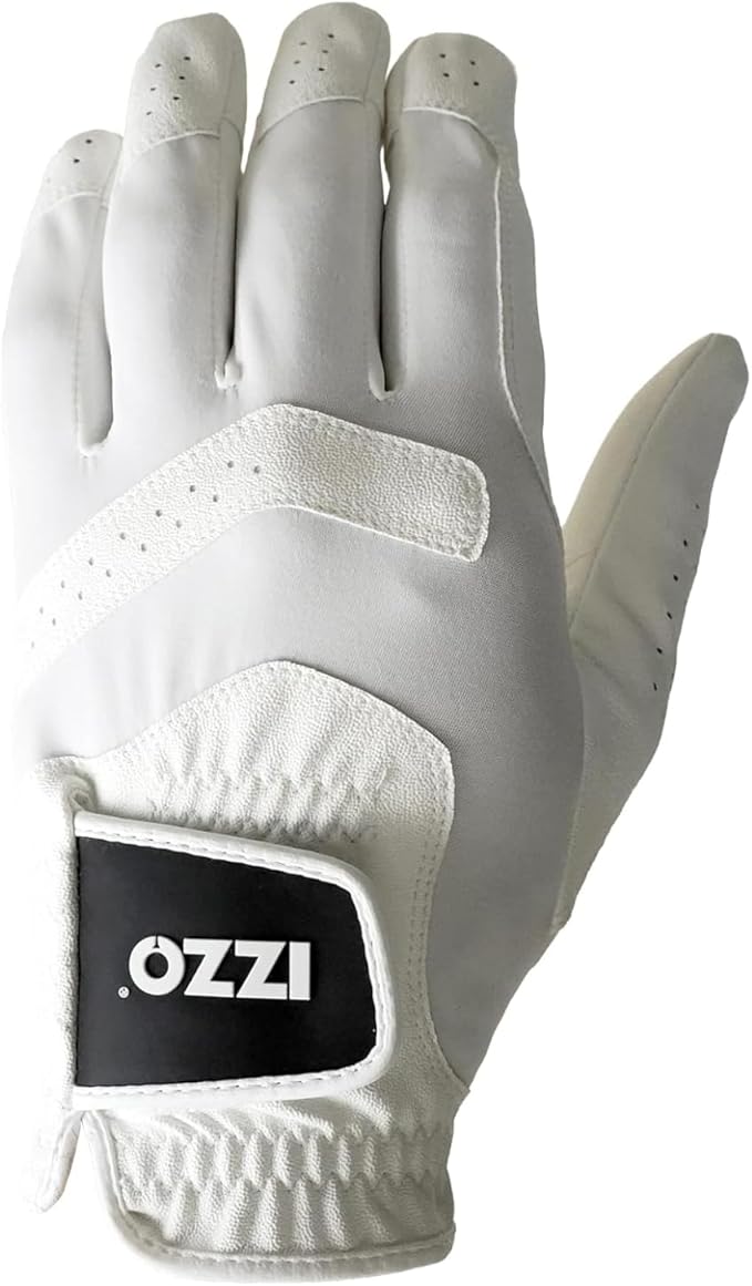 Izzo Universal Fit Golf Glove - Worn On Left Hand for Right-Handed Golfers