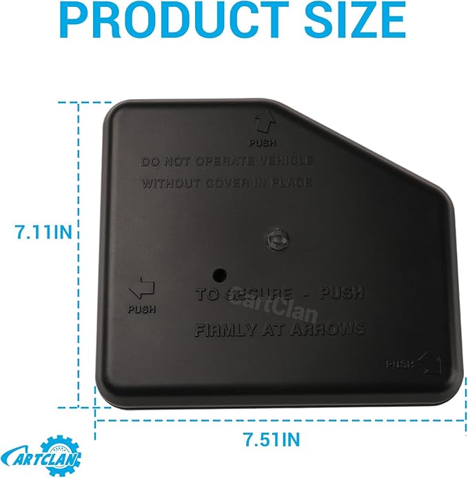 Club Car Electrical Component Box Asm/Electrical Box Cover Suitable for 1992-2015 Club Car DS Gas Golf Carts, OEM# 1015777/102711201, 1015373, 1013609, 1014808, 1015372