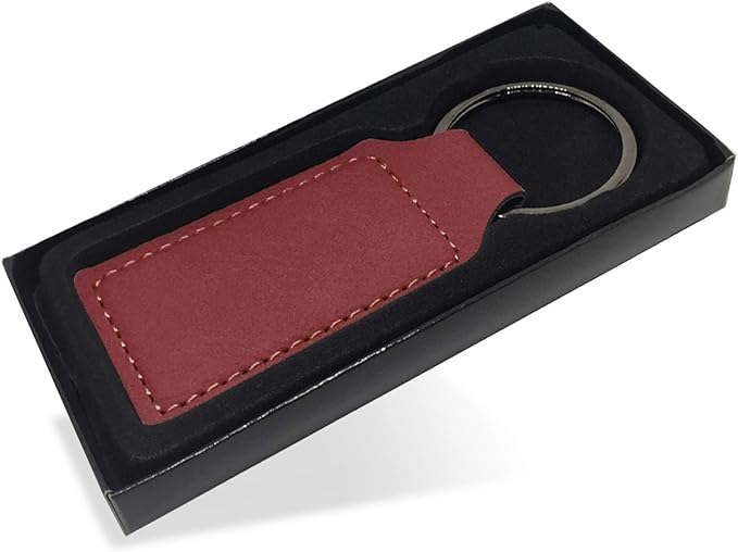 LaserGram Rectangle Keychain, Disc Golf, Personalized Engraving Included