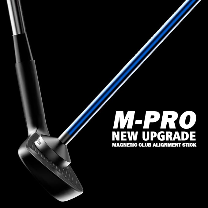 Golf Magnetic Alignment Rods,Golf Club Alignment Sticks,Magnetic Swing Training Aid Accessories Visualize Calibrate Golf Shots,hit The Target with The Right Golf Swing,Golf Gift