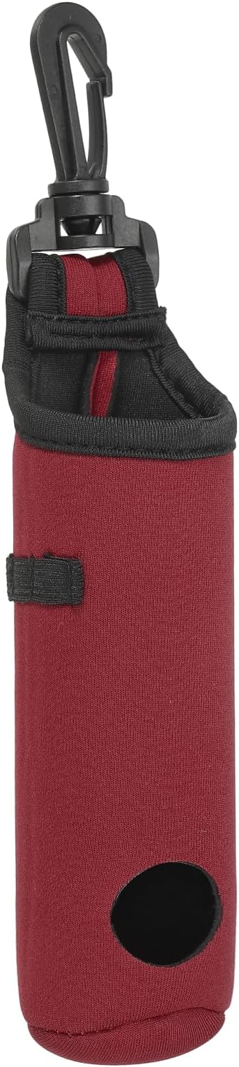 PATIKIL Golf Ball Carry Bag Golf Tee Holder Pouch Portable Neoprene Golf Ball Holder with Clip for Men and Women