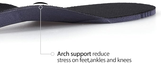 Insoles for Womens Memory Foam Shoe Inserts,Replacement Insoles for Work Boot Running Shoes-Shock Absorption and Cushion for Feet Relief,Comfort Inner Soles for Everyday Use Black 41EU/US10