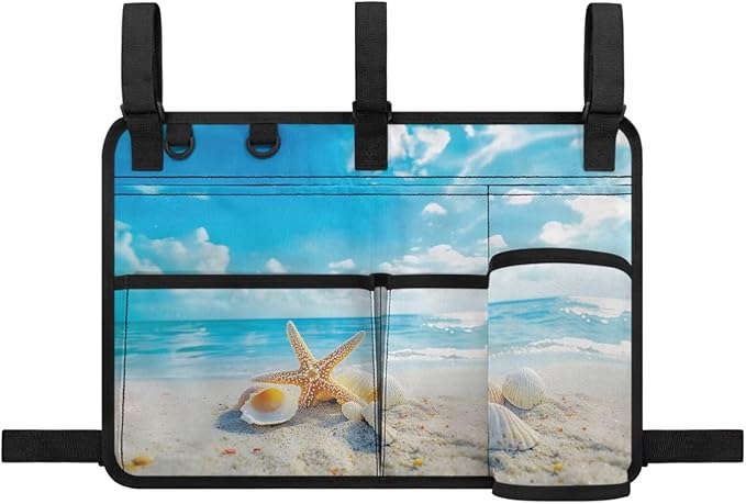 Fashion Golf Cart Rear Seat Organizer Lightweight Storage Bag Accessories for Club Car, Wheelchair and Walker