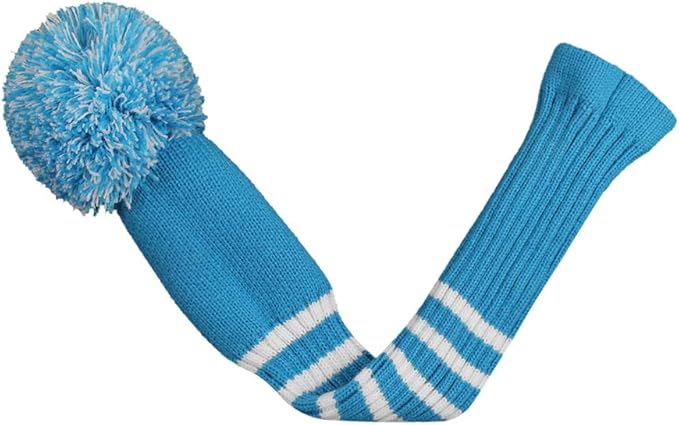 Scott Edward Golf Headcovers for Woods Set of 3 Fits Well Driver(460cc) Fairway Wood and Hybrid(UT) The Perfect Change for Golf Bag Classic Striped Style
