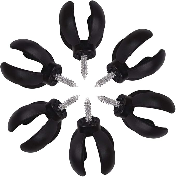 Baitaihem 6 PCs Golf Ball Pick Up Retriever Claw Sucker Tool