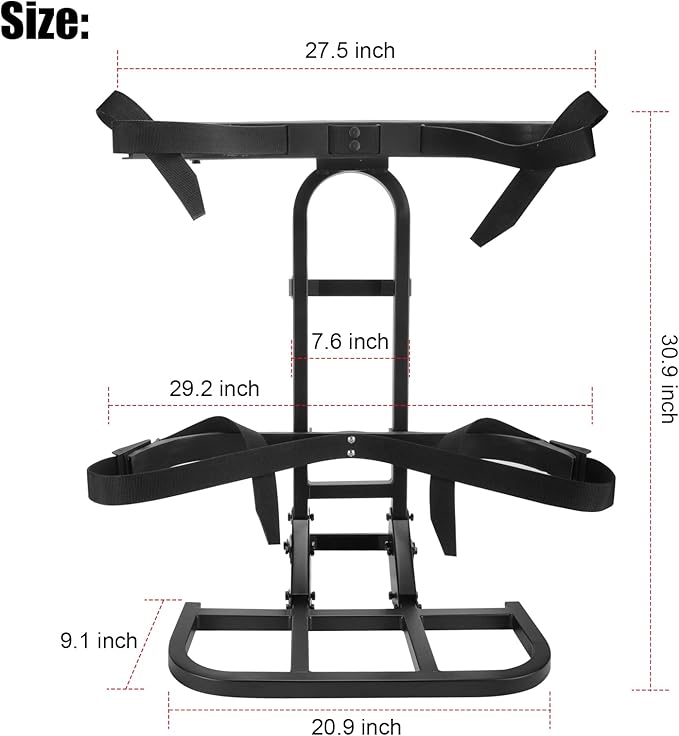 Roykaw Universal Golf Cart Rear Seat Bag Holder Compatible with EZGO/Club Car/Yamaha Golf Cart with Rear Seat Grab Bar, Upgrade 3rd Generation - Don't Occupy The Rear Seat/No Drilling Required