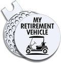 Men Golf Ball Marker with Magnetic Hat Clip, Funny Golf Accessories Gifts for Men, Novelty Birthday Gifts for Male Golfer Fan