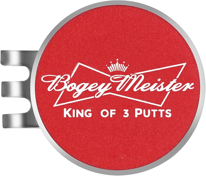 Golf Ball Marker Hat Clip, Funny Golf Accessories, Golf Gifts for Men 25 MM