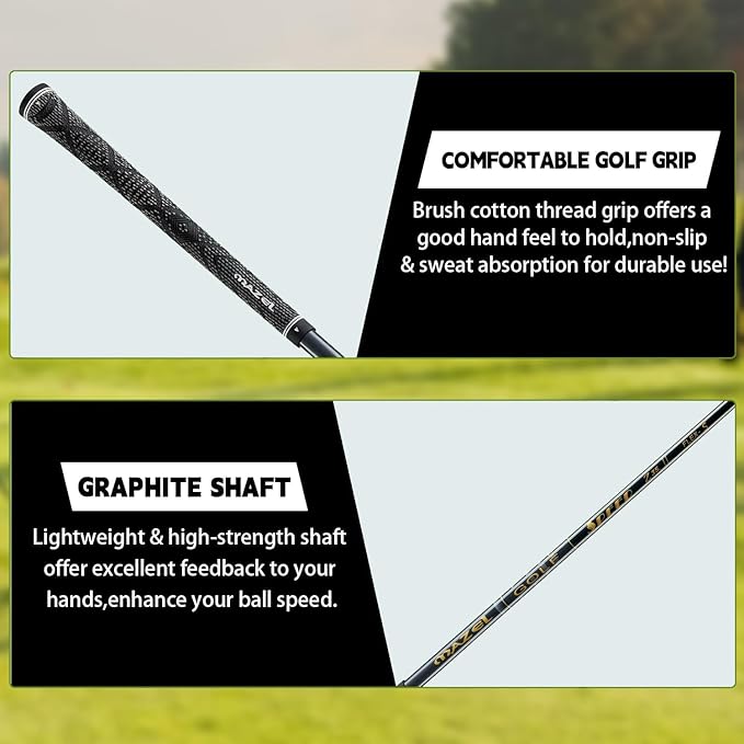 MAZEL Z35 Mens Golf Fairway Woods 3/5,Right Handed