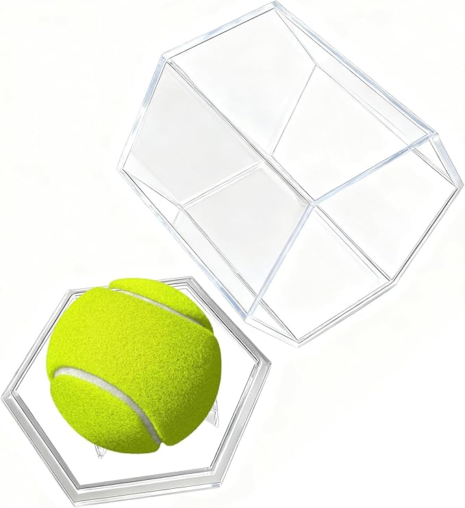 Baseball Holder, Dust-Proof Autographed Balls Shadow Box, Golf Ball Holder Display, for Bedroom, Living Room, Dorm, Apartment, Fireplace, Study Room