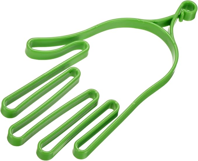 PATIKIL Golf Gloves Stretcher, 1 Pack Plastic Keeper Support Rack Holder Dryer Hanger Frame for Sports Gloves Maintenance, Green