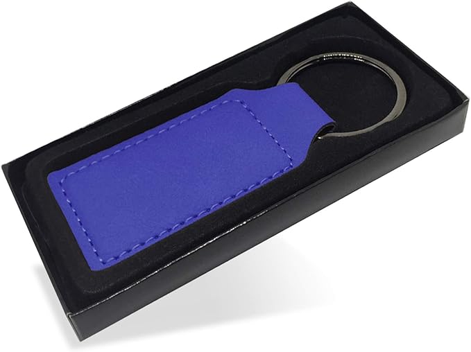 LaserGram Rectangle Keychain, Golfer Golfing, Personalized Engraving Included