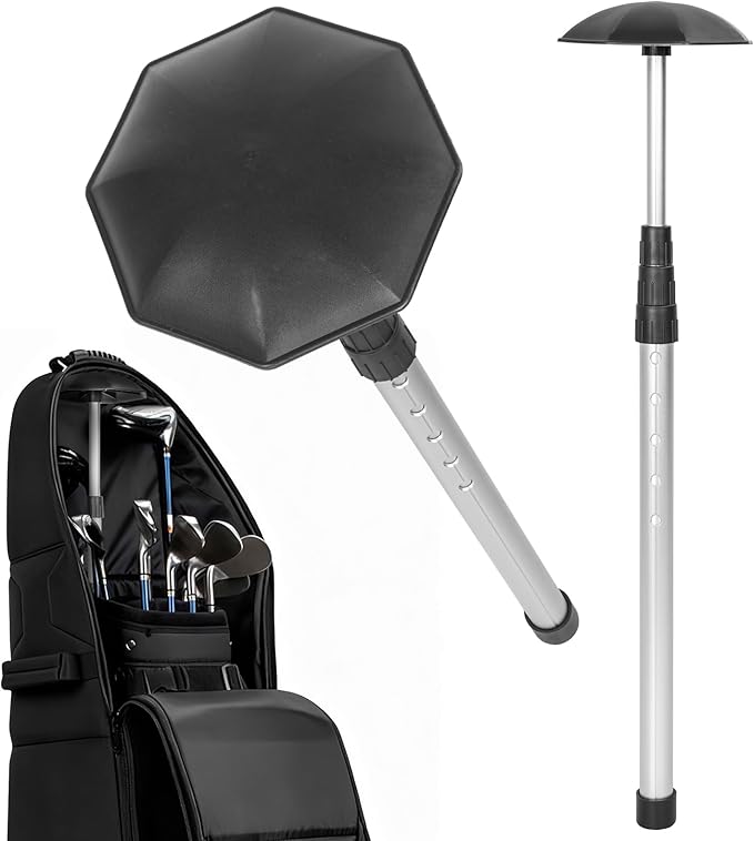 Golf Travel Bag Support Pole, Height Adjustable Aluminium Golf Support Rod, Golf Support Protector Bag Accessory, Golf Travel Support Rod for Travel Bags