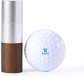 Golf Ball Stamp Personalized Marker - Premium Metal Custom Golf Ball Stamp - Quick-Dry Ink Monogram Identifier - Unique Golfing Accessories Gifts for Men Dad (Walnut Wood - Ink-Free)