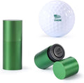 Golf Ball Stamp Personalized Marker - Premium Metal Custom Golf Ball Stamp - Quick-Dry Ink Monogram Identifier - Unique Golfing Accessories Gifts for Men Dad (Mental-Green-2)