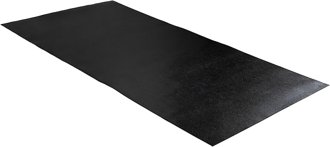 RESILIA Work Bench Mat - 48" X 96" X 0.06" Scratch-Resistant PVC Mats - Protect Your Workbench, Table, or Tool Station from Painting, Woodworking, Crafting, Building, & More, Black, Made in USA