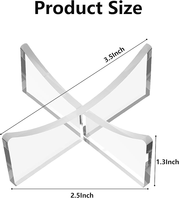Basketball Stand, 3-Pack Acrylic Ball Stand for Display, Clear Storage Holder for Football Basketball Soccer Volleyball Rugby