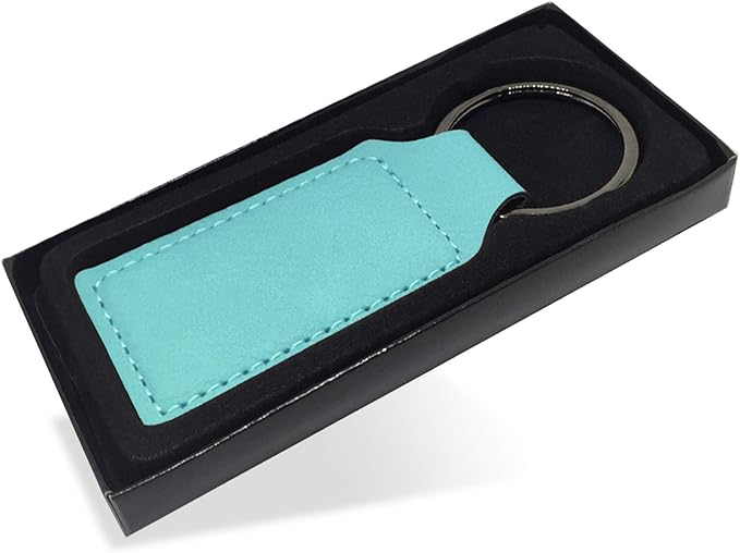 LaserGram Rectangle Keychain, Disc Golf, Personalized Engraving Included