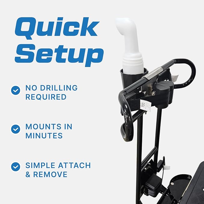 Evolution Golf Bag Holder Attachment with Sand Bottle Kit - Fits Golf Carts 4 & 6 Passenger Model - Durable Golf Cart Bag Carrier with Easy Installation, Secure Fit & Weather Resistant Design | Black