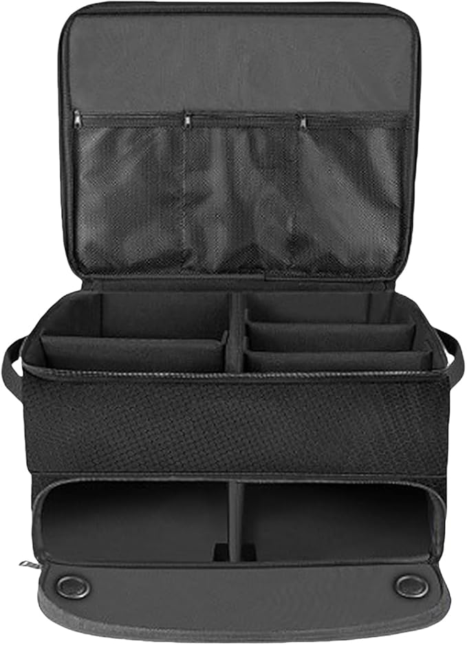 2 Layer Golfs Trunk Organizers, Golfs Locker with Separate Ventilated Compartment for 2 Pair Shoes, Golfs Trunk Storage