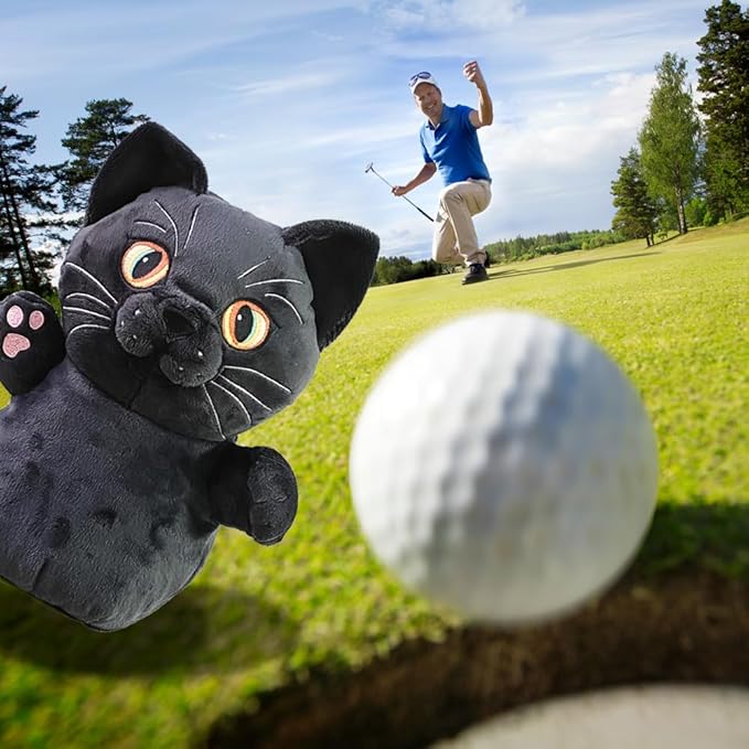 Thomas Cat Golf Head Cover Kitten Driver Headcover