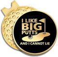 I Love Golf So Much Ball Marker with Magnetic Hat Clip, Funny Golf Accessories Gifts for Men Women, Novelty Birthday Gifts for Men Women Golfer Fan