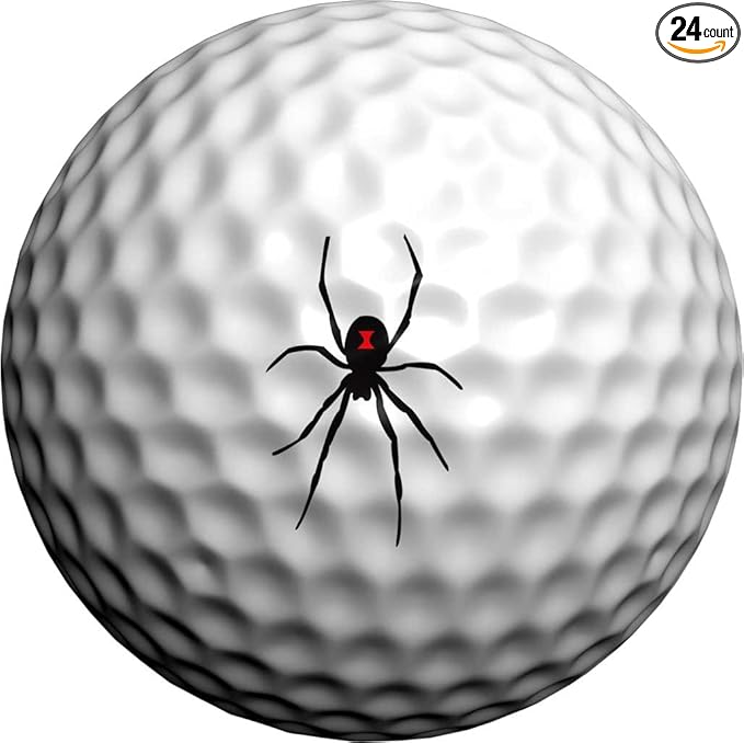 Golfdotz - USGA Rule Conforming Novelty Golf Ball Markers, Golf Ball Stickers for Marking Balls, No More Smearing from Stamps, Gifts for Golfers, Dads, and Retirees, (CreaturesCollection; 18-32 Count)
