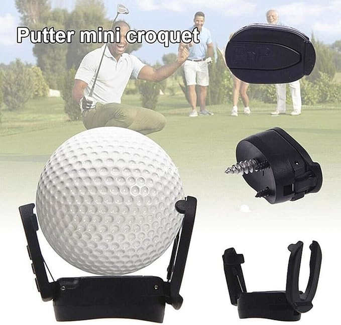 FINGER TEN Golf Ball Retriever for Putter Piker Upper 2/4/6/8/10 Pack Suction Cup Ball Grabber Tool with Screws Foldable Mini Ball Retrievers for Men Women Golfer