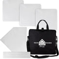 Champion Sports Baseball/Softball Throw Down Base Sets – Durable Indoor/Outdoor Training Bases – Sets of 4 or 5 in Orange or White