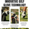 CaddyDaddy Claw PRO and Claw MAX Golf Gloves for Men | 100% Synthetic | Flex-Mesh Design for Cool Ventilation | Lasts Way Longer Than Leather | Silicone-Web Coating for Maximum Grip | Machine Washable