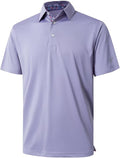 Mens Polo Shirts Short and Long Sleeve Casual Solid Stylish Dry Fit Performance Designed Collared Golf Polo Shirts for Men