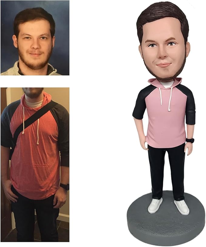 Yolie Stylishbobblehead Customized Bobblehead Dolls, Golf Handmade Personalized Sculpture Gifts for Men, Boyfriends, Husbands, Office Colleagues or Bosses
