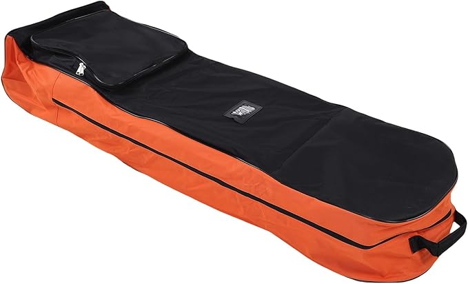 SUNGOOYUE Golf Travel Bag Polyester Foldable Golf Club Cover with Wheels 14.17x8.66x52.36in for Airline Travel Men Accessories