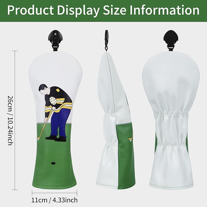 Golf Club Head Covers, Golf Club Covers, Driver Headcover，Driver Cover，Golf Club Covers，Novelty DriverHead Covers