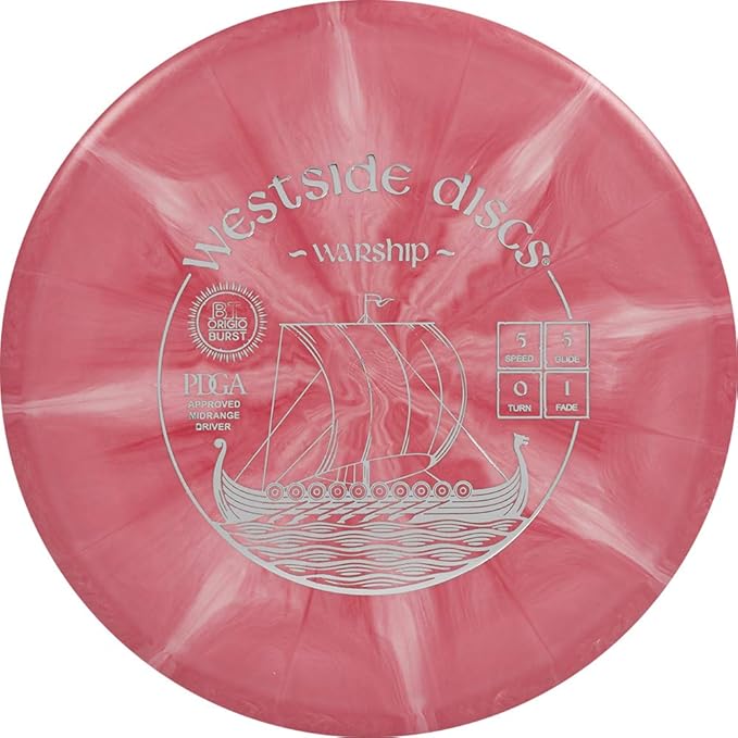Westside Discs Origio Burst 3-Disc Golf Starter Set - Ideal All-in-One Disc Golf Set for Men - 1x Fairway Driver, 1x Midrange & 1x Putter Discs - Mini Marker Included - Colors Will Vary