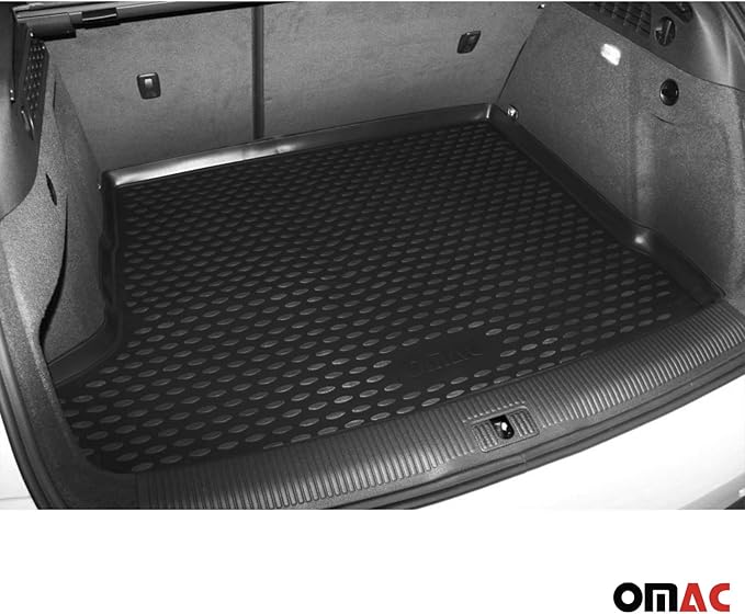 OMAC Cargo Mats Liner for VW Golf GTI MK7 2015-2021 Waterproof TPE Black