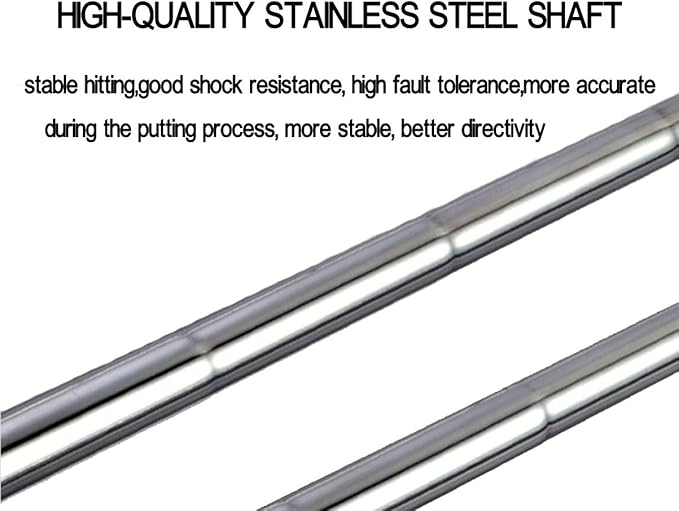 Two Way Junior Golf Putter Stainless Steel Kids Putter Both Left and Right Handed Easily Use 3 Sizes to Choose Freely for Kids Ages 3-5 6-8 9-12