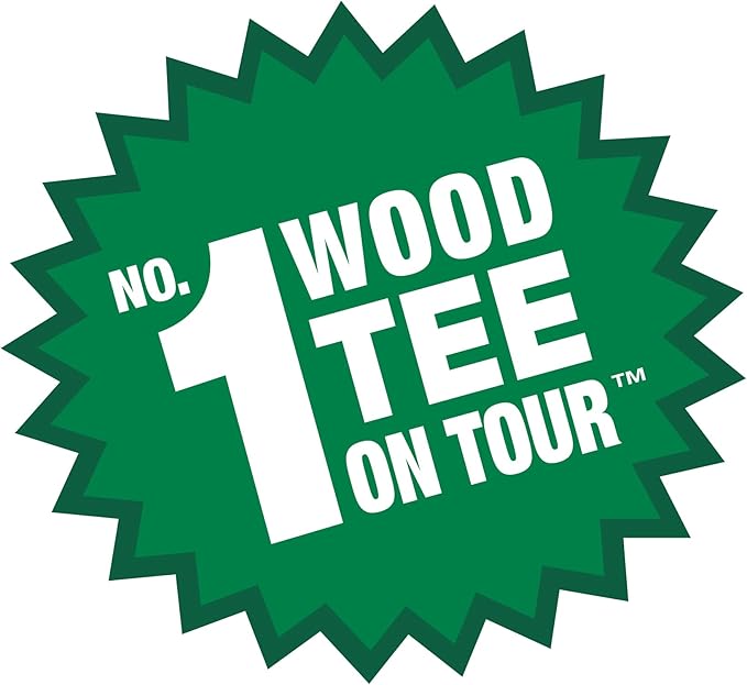 PrideSports Shamrocks Wooden Golf Tees - 2-3/4 Inch, 45 Count - Special Edition - Perfect for St. Patrick's Day