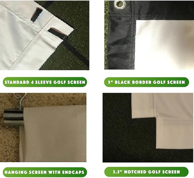 SPECTRUM GOLF SIMULATORS- Golf Impact Screen Poly Spacer for Golf Simulator-RAW Material-US Made-Fits Most Golf Cages