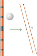 Elevate & Co. Golf Alignment Sticks – 36” Training Aid with Ball Placement Lines, 3 in 1 Trainer | Improve Posture & Perfect Swing Accuracy