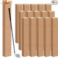 6x6x48 Inch Tall Corrugated Cardboard Boxes 15 Pack, 6"L x 6"W x 48"H Golf Club Shipping Boxes - Shipping, Moving, Packaging, Mailing, Storage Box for Home or Business