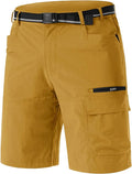 TACVASEN Men's Summer Outdoor Shorts Quick Dry Cargo Casual Work Hiking Shorts (NO Belt)